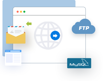 MySQL, FTP, E-Mail included