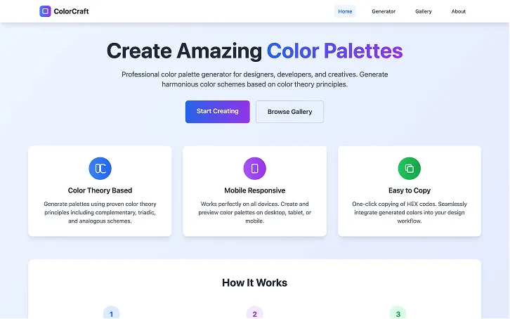 Color palette generator