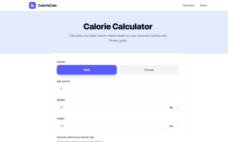 Calorie Calculator