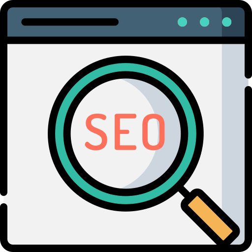 Mouse hovering over SEO service